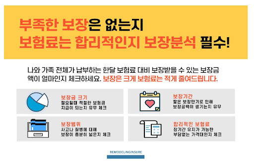 보험리모델링 보장분석